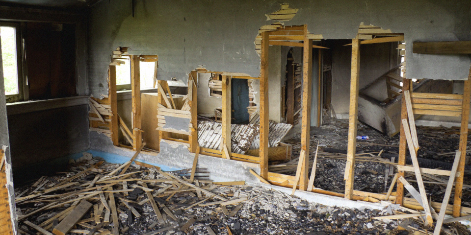 fire damage restoration