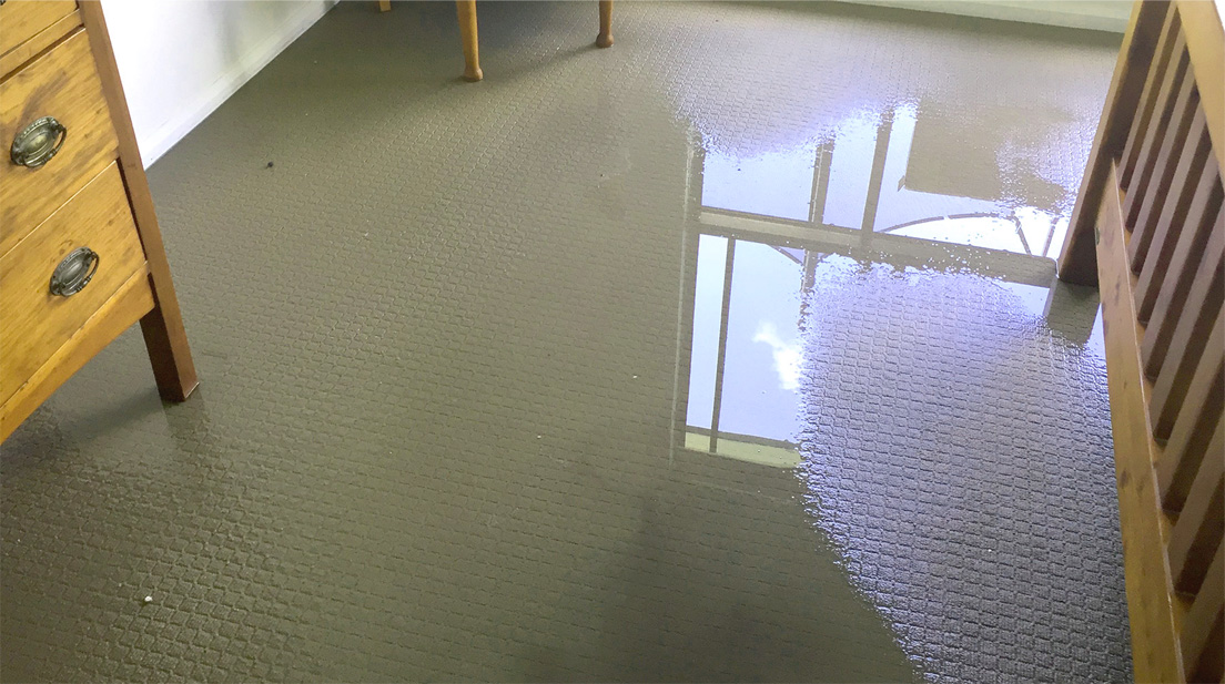 flood on floors